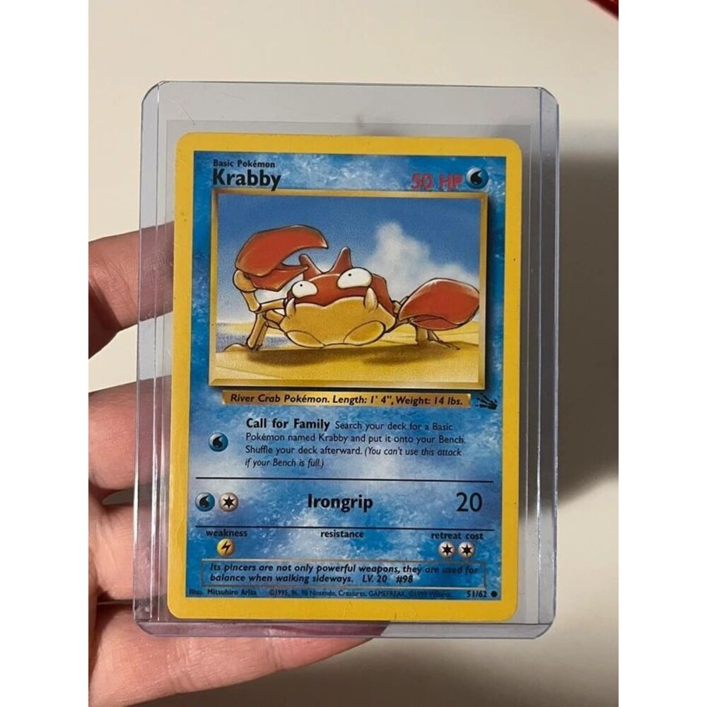 Krabby Pokemon Card